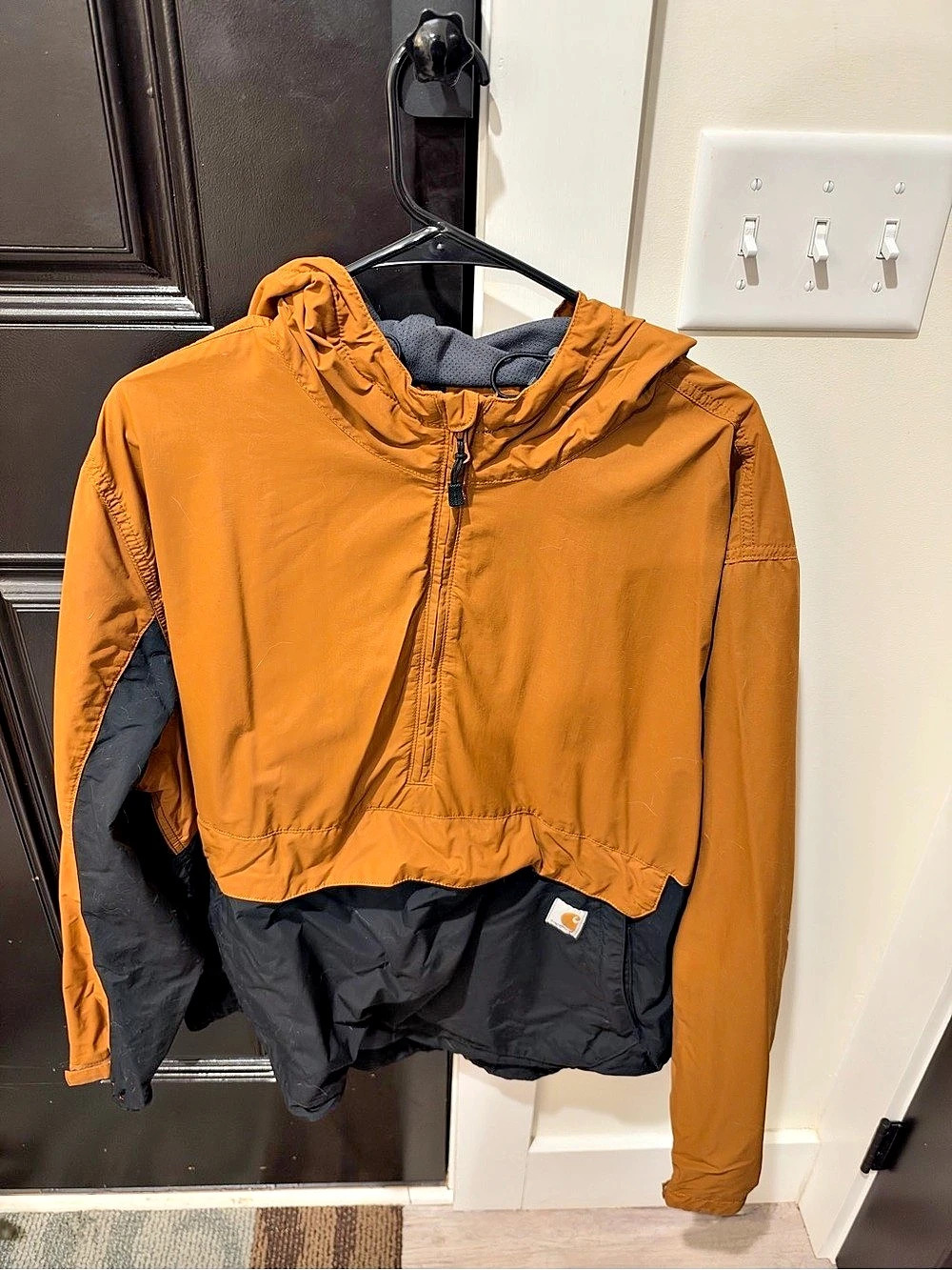 Rain Defender Loose Fit Rain Defender Color Block Windbreaker XL